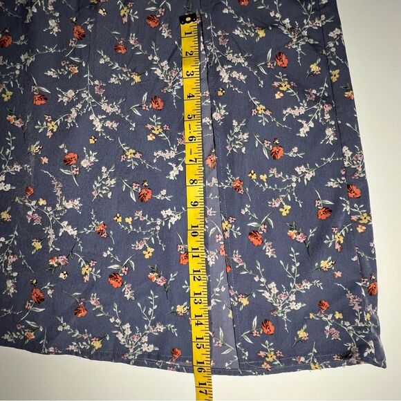 Inspired Hearts Floral Milkmaid Dress Sz XL Puff Sleeves Prairie Cottage Peasant - Picture 10 of 11